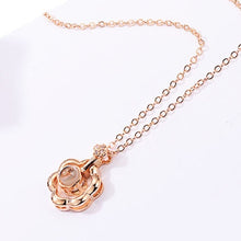 Load image into Gallery viewer, Rose Gold Silver I love You